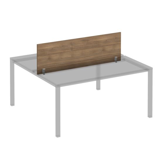 Экран с кронштейнами фронтальный для станции 160 на сером каркасе КФ дуб шамони темный