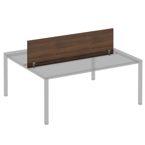 Экран фронтальный с кронштейнами для станции 180 на сером каркасе КФ французский орех