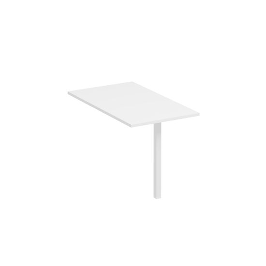 Брифинг-приставка с опорой КФ белый премиум / белый