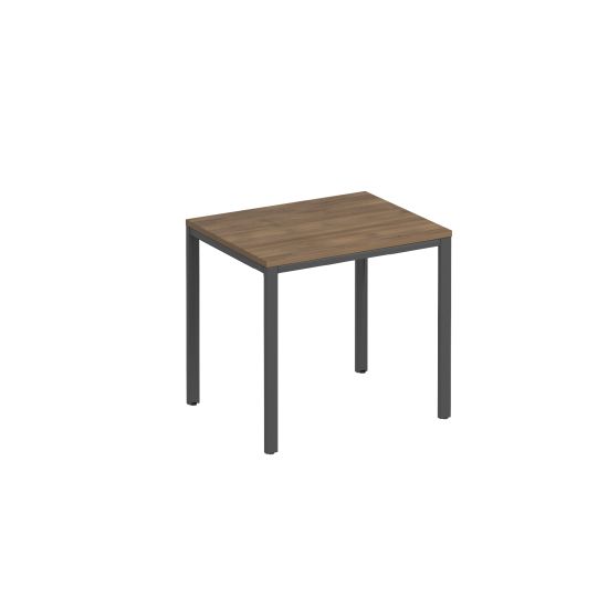 Стол письменный на металлокаркасе МП2 дуб шамони тёмный / антрацит