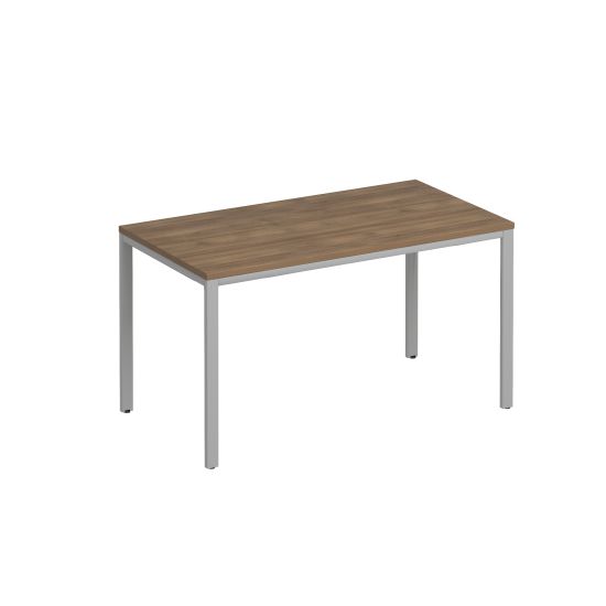 Стол письменный на металлокаркасе МП2 дуб шамони темный / серый