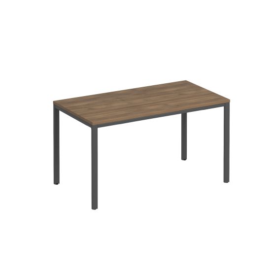 Стол письменный на металлокаркасе МП2 дуб шамони тёмный / антрацит