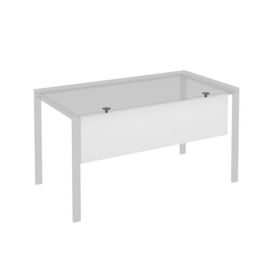 Экран стола защитный (ДСП) с кронштейнами для столов на МП2 140 белый премиум / антрацит