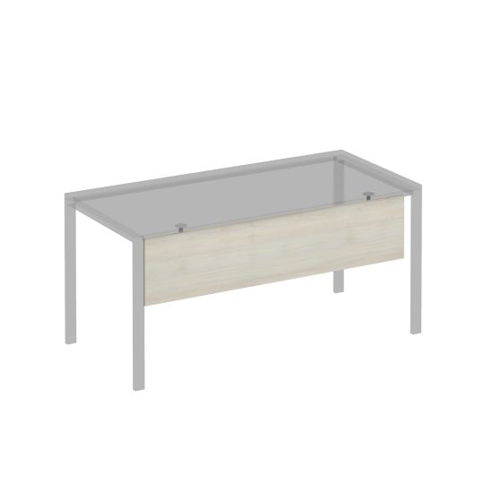 Экран стола защитный (ДСП) с кронштейнами для столов на МП2 160 дуб шамони / серый