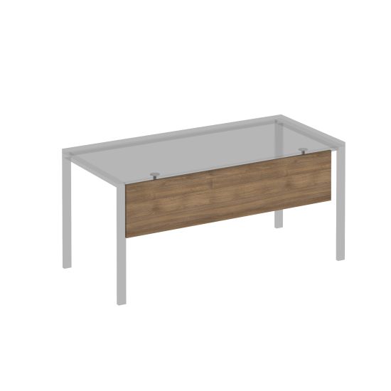 Экран стола защитный (ДСП) с кронштейнами для столов на МП2 160 дуб шамони темный / серый