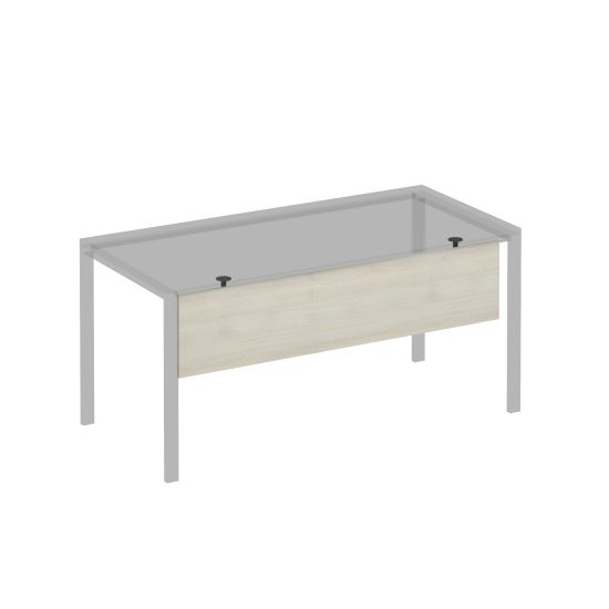 Экран стола защитный (ДСП) с кронштейнами для столов на МП2 160 дуб шамони светлый / антрацит