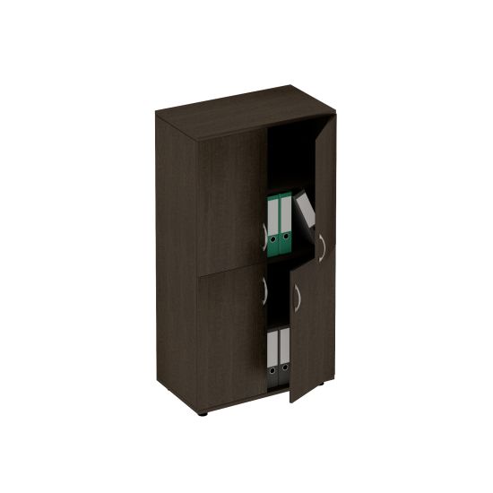 Шкаф 4х-дверный для документов венге темный