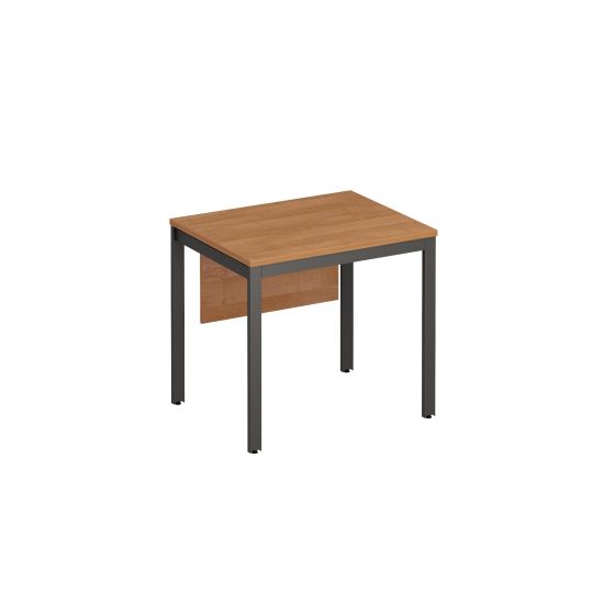 Стол письменный на металлокаркасе МП2 с экраном ДСП ольха / антрацит