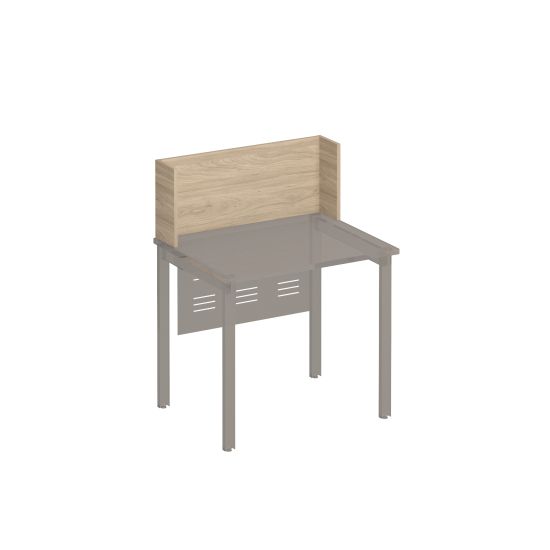 Настольная перегородка вяз светлый