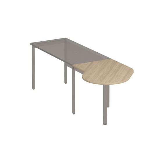 Брифинг-приставка без опоры вяз светлый