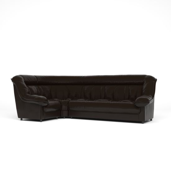 Диван угловой 1У3 темно-коричневая CN1113