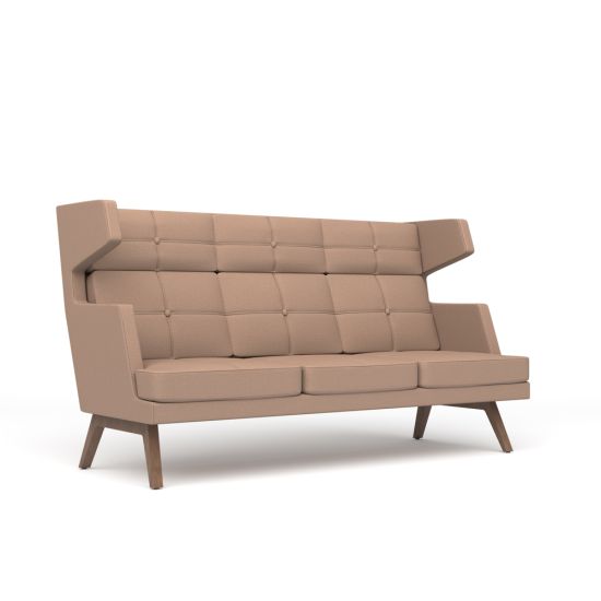 Диван 3-местный высокий бежевая ВА53