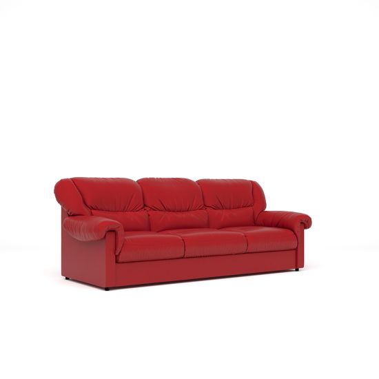 Диван-3 красная CN1117